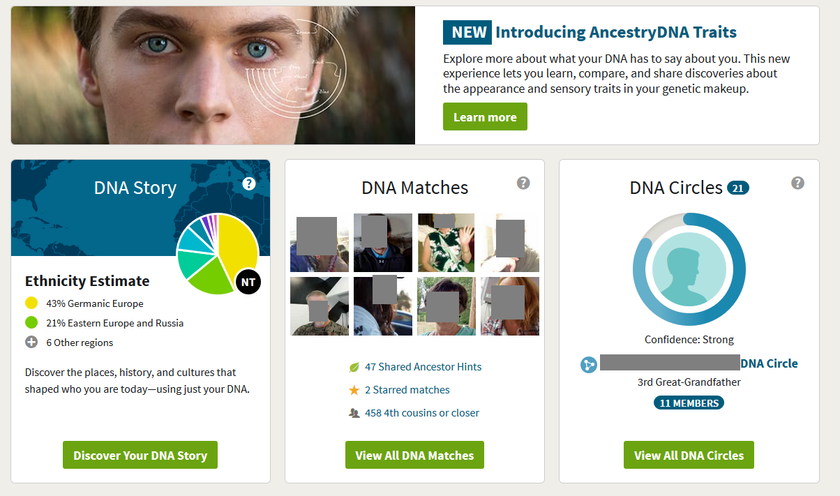 How to access Ancestry DNA results