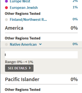 Trace ethnicity