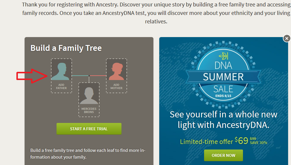 How to Add Parents on New Ancestry Tree