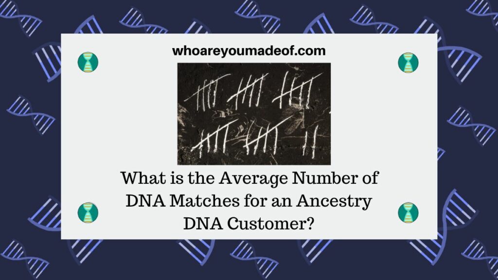 What is the Average Number of DNA Matches for an Ancestry DNA Customer