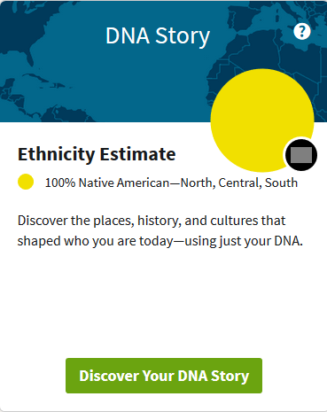 can dna test show native american ancestry