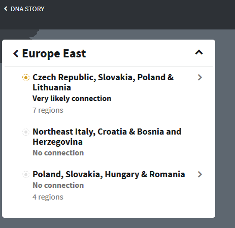 Eastern European Regions on Ancestry DNA
