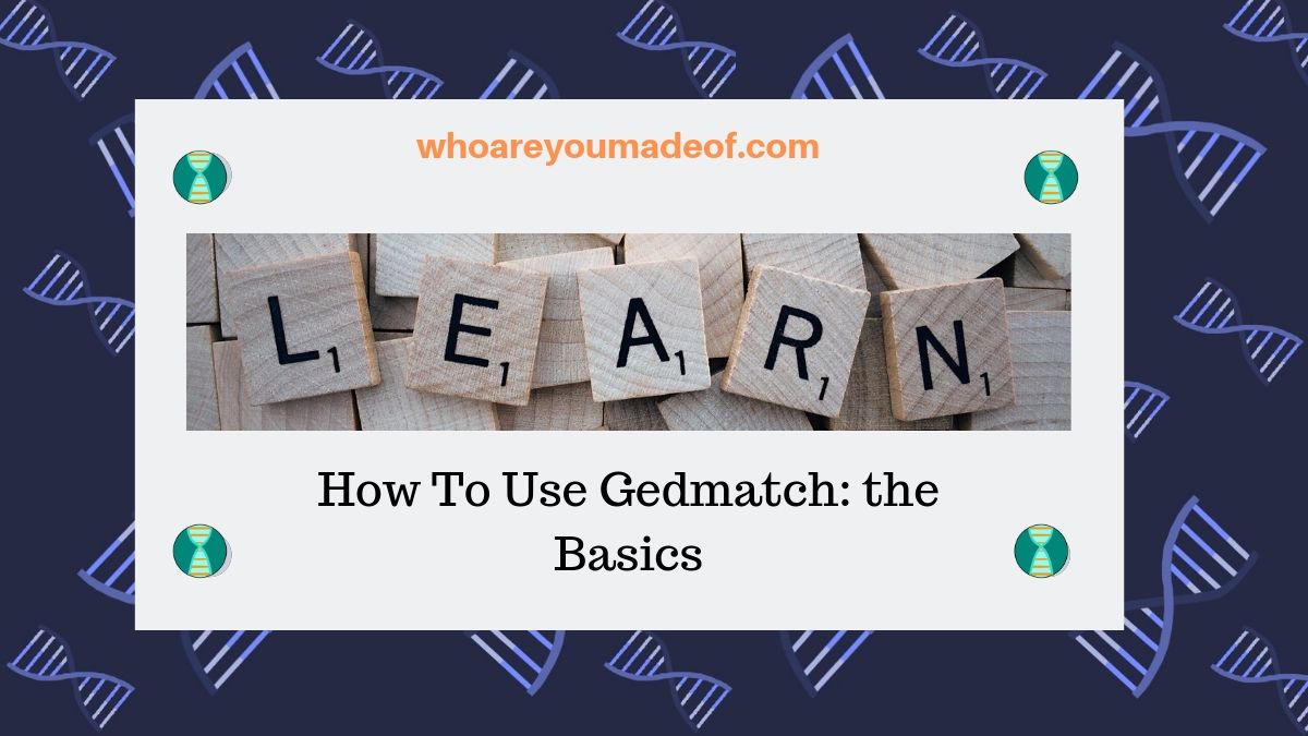 How To Use Gedmatch: The Basics - Who Are You Made Of?