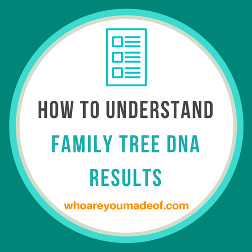 How to understand family tree DNA results