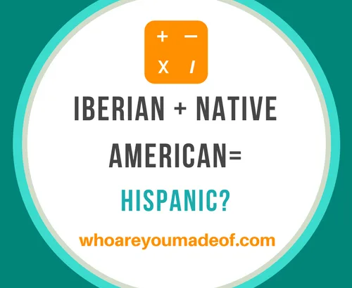 is Iberian plus native american hispanic_