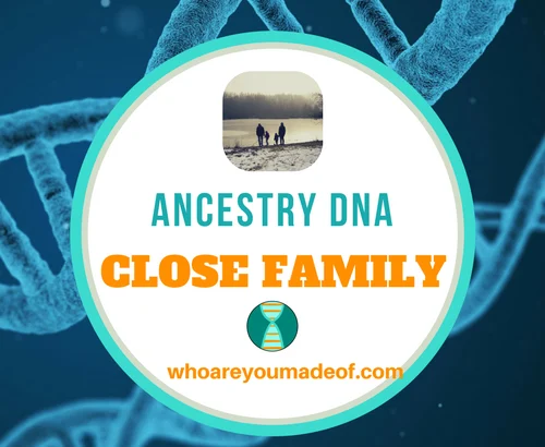 Ancestry DNA Close Family