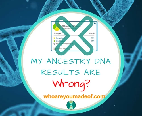My Ancestry DNA Results Are Wrong