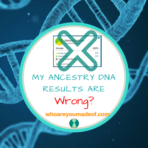 My Ancestry DNA Results Are Wrong