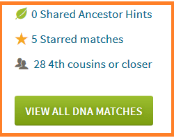 Example of how many DNA matches a person born in Mexico has on Ancestry 