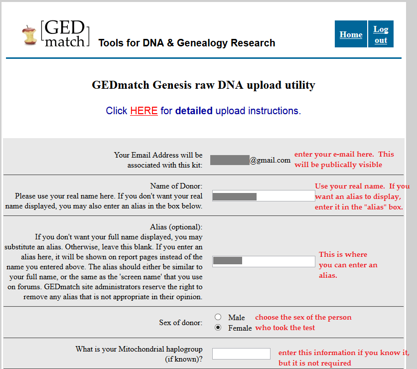 how to do a gedmatch genesis upload who are you made of