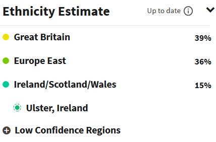 What does Scotch-Irish look like on a DNA test?