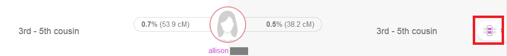 How to access triangulated matches on My Heritage DNA