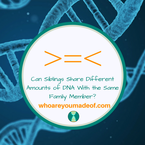 Can Siblings Share Different Amounts of DNA With the Same Family Member_