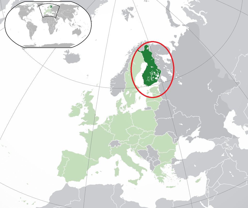 Where is the Finland/Northwest Russia Region located?