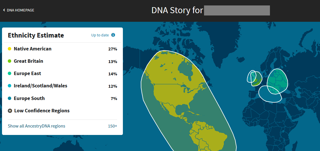 Does you ethnicity result look different without a subscription