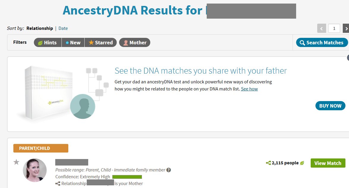 can you still see your dna match list without an ancestry subscription