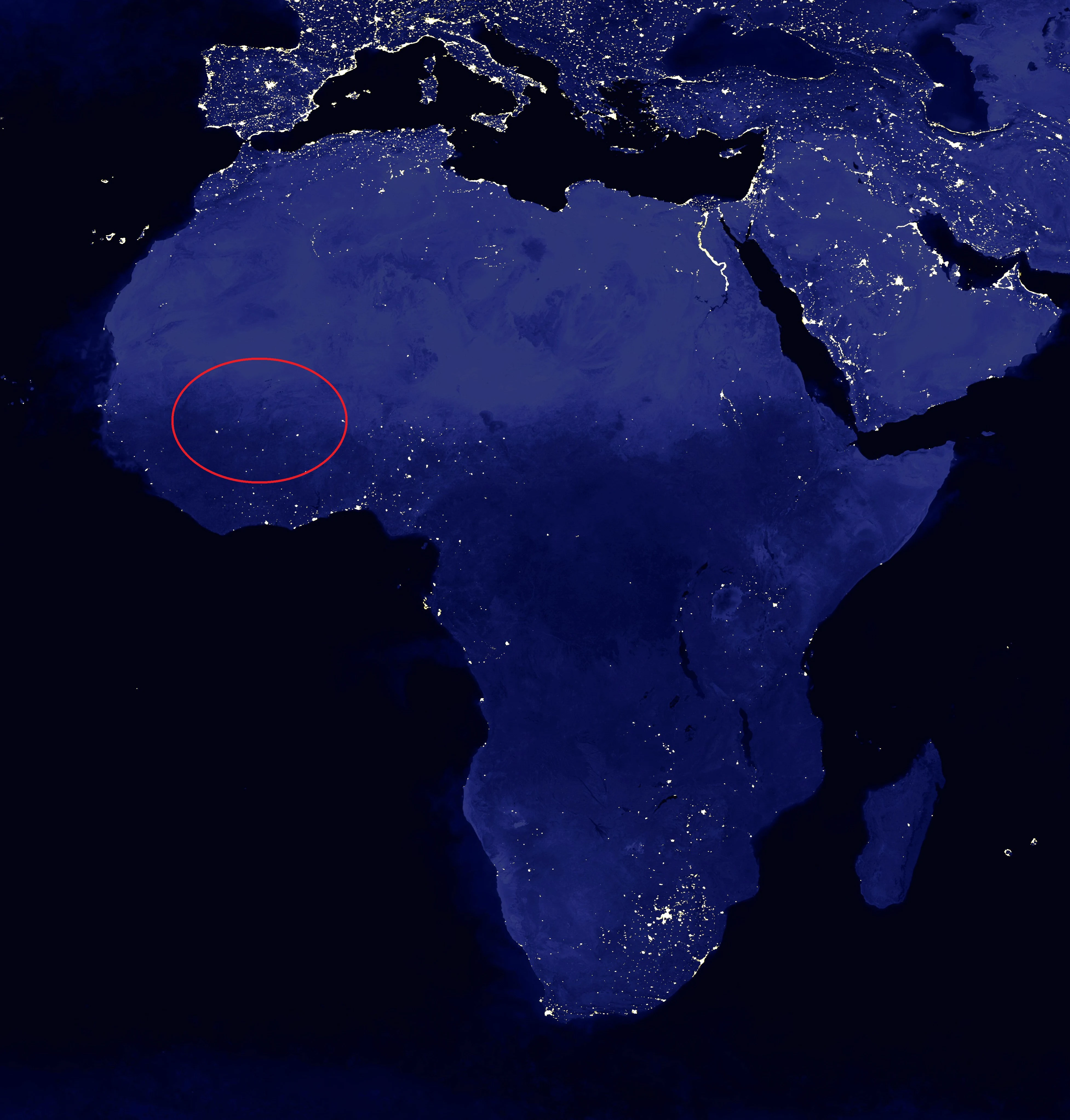 Where is the Mali DNA ethnicity located