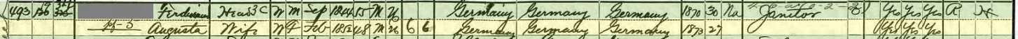 3rd great-grandfather was reported as a janitor on the census his entire life