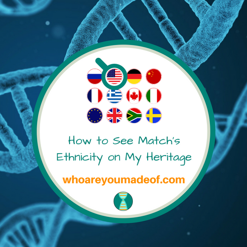How to See Match's Ethnicity on My Heritage - Who are You Made Of?