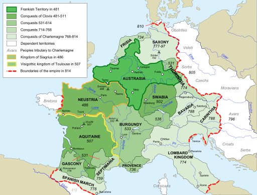 Frankish Empire and Genetic Makeup of Germanic Europe