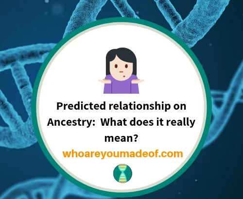 Predicted relationship on Ancestry: What does it really mean?