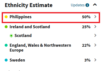 example of filipino ancestry dna results