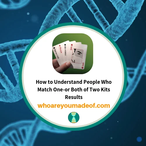 how to understand people who match one or both of two kits results