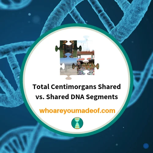Total Centimorgans Shared vs. Shared DNA Segments