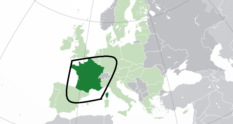 where is the france dna ethnicity on ancestry located