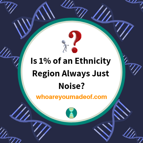 Is 1% of an Ethnicity Region Always Just Noise_