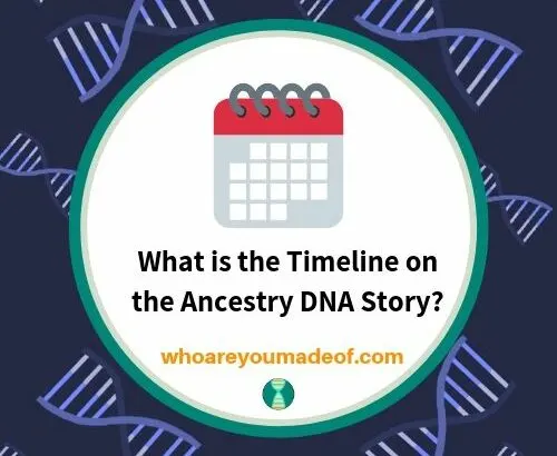 What is the Timeline on the Ancestry DNA Story_