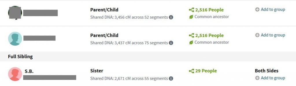 describes how to find shared cM information on Ancestry DNA