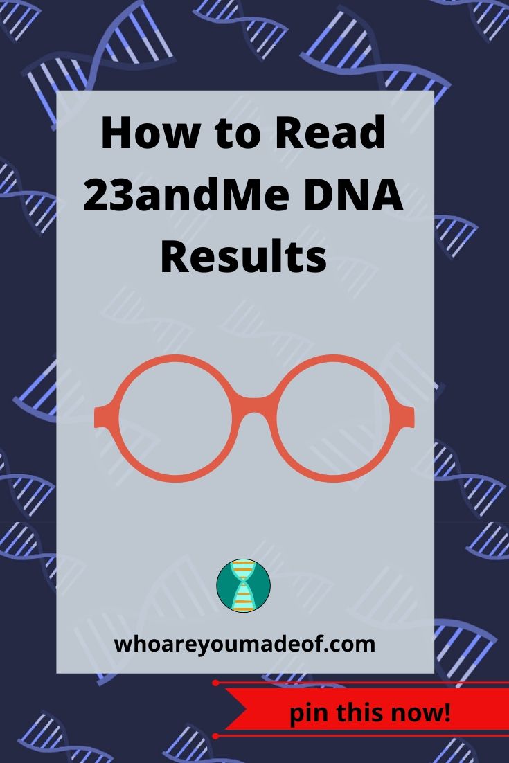 How To Read 23andMe DNA Results - Who Are You Made Of?