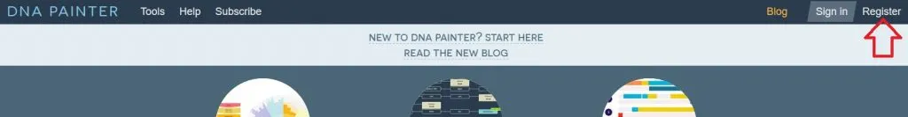 How to register for a DNA Painter account