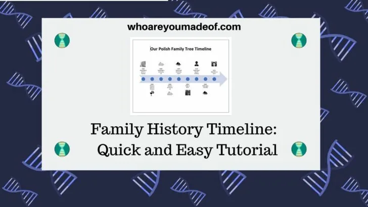 Family History Timeline Quick and Easy Tutorial