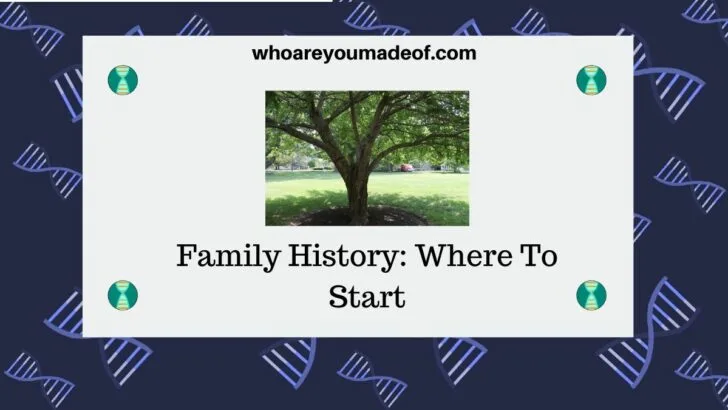 Family History Where To Start