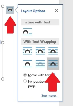 Change the layout options for your document to make sure your timeline stays where you put it on the page by choosing the last layout option