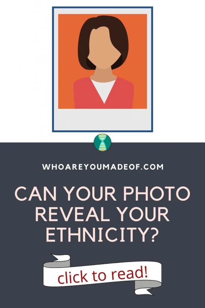 can your photo reveal your ethnicity pinterest image with a polaroid graphic