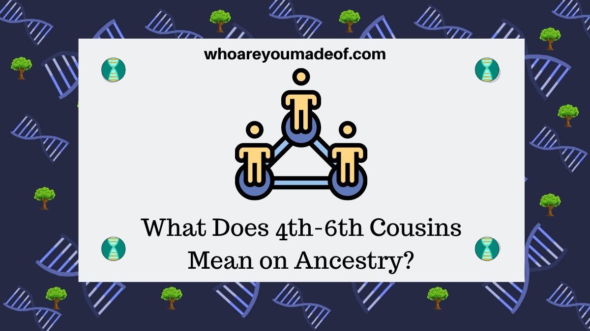 What Does 4th6th Cousin Mean on Ancestry? Who are You Made Of?