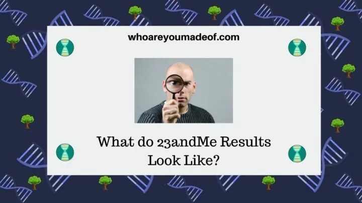 what do 23andme results look like