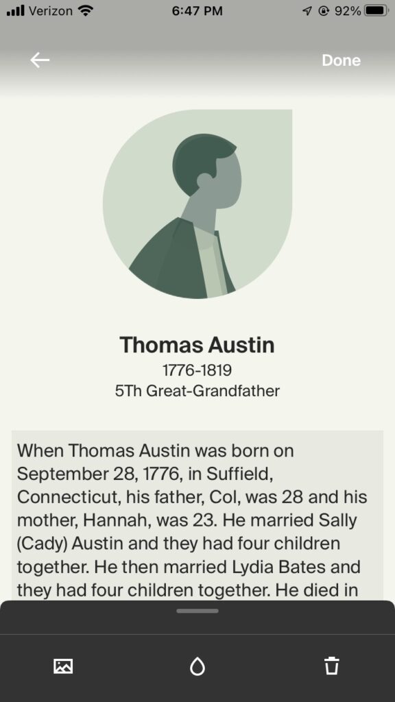 Thomas Austin Ancestry Stories