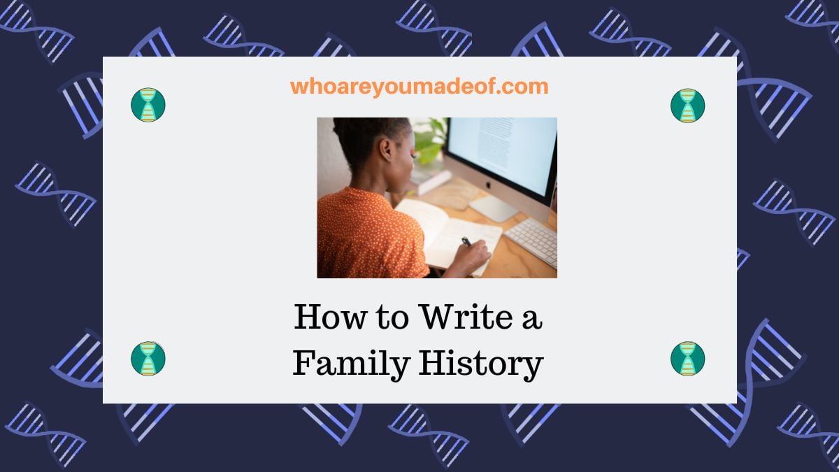 how to write a family history research paper
