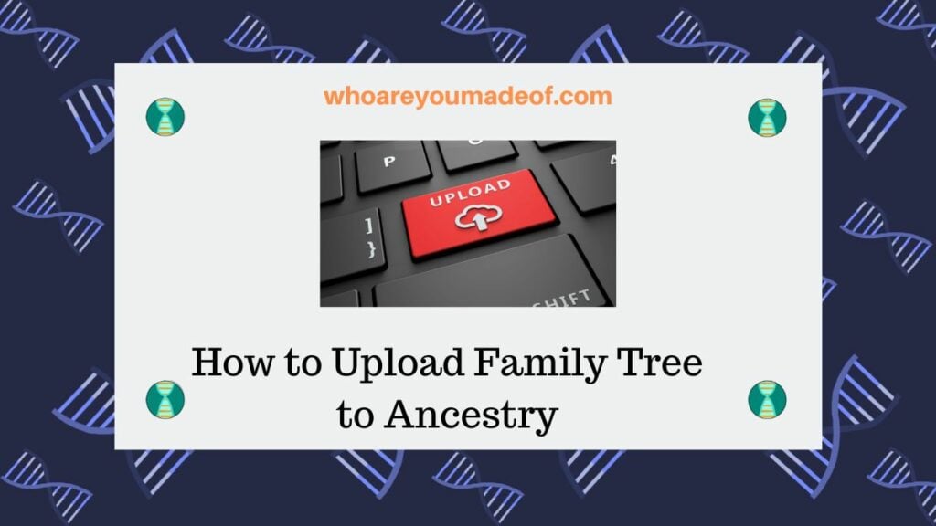 How to Upload Family Tree to Ancestry