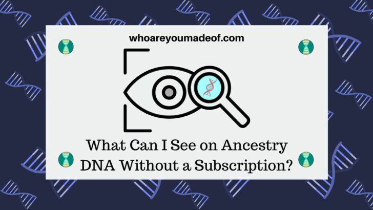 What Can I See on Ancestry DNA Without a Subscription?