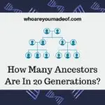 How Many Ancestors Are In 20 Generations?