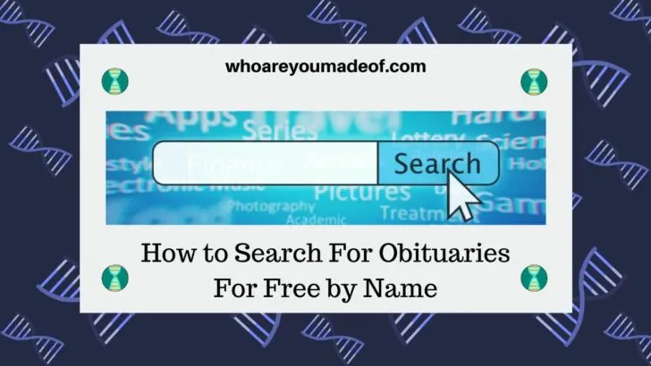 How to Search For Obituaries For Free by Name