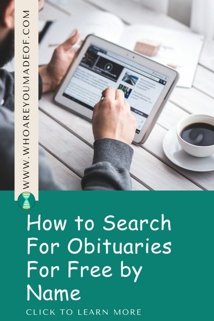 How to Search For Obituaries For Free by Name