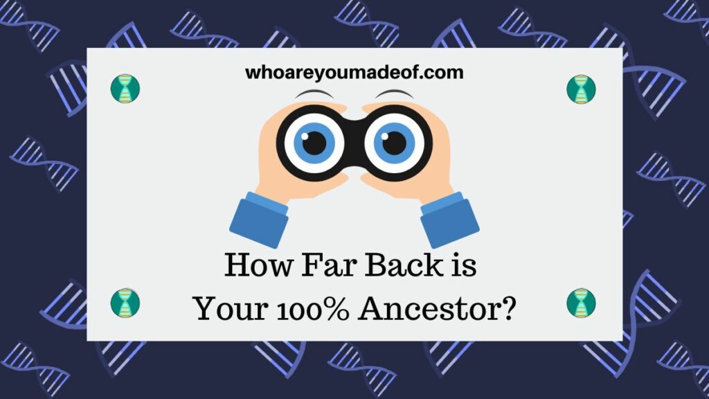 How Far Back is Your 100% Ancestor