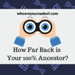 How Far Back is Your 100% Ancestor